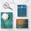 Search for patina wrapping paper Turquoise