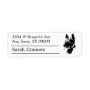 Search for black german shepherd return address labels Pet