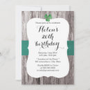 Search for three leaf clover invitations Shamrock