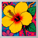 Search for yellow flower posters Tropical