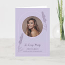 Search for lavender funeral cards Floral