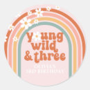 Search for rainbow party stickers Floral