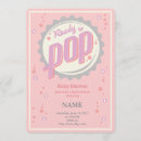 Search for ready to pop baby shower invitations Retro