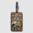 Search for elephant luggage tags Floral
