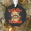 Search for raccoon christmas tree decorations Matching