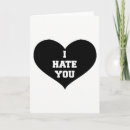 Search for i hate you cards Heart