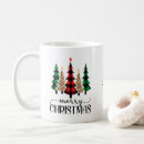 Search for red and green plaid mugs Festive