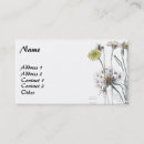 Search for edible business cards Botanical