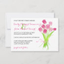 Search for pink tulip wedding invitations Elegant