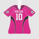 Search for pink soccer christmas tree decorations Futbol