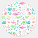 Search for sea animals stickers Shark