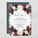 Search for navy and pink bridal shower invitations Burgundy