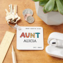 Search for best auntie ever key rings Retro