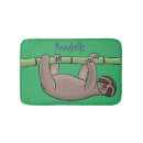 Search for cute sloth bath mats Cartoon
