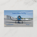 Search for flight training business cards Plane