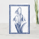 Search for snowdrop flower cards Blue