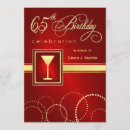 Search for ruby red and gold invitations Party