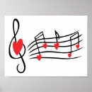 Search for black white music notes posters Song