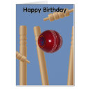 Search for cricket birthday cards Ball