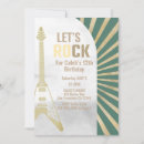 Search for rockstar birthday invitations Band