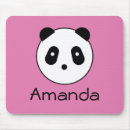 Search for cute panda mousepads Girly