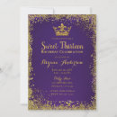 Search for sweet 13 invitations Elegant