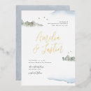 Search for fall mountain wedding invitations Country