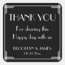 Search for gatsby wedding stickers White