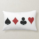 Search for playing cards cushions Black and white