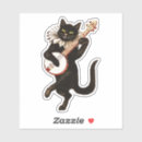 Search for cat playing guitar stickers Cute