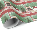 Search for fireplace wrapping paper Red