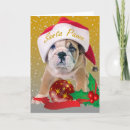 Search for english bulldog christmas cards Puppies
