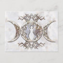 Search for goddess symbol postcards Wiccan