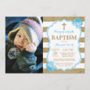 Search for blue flower christening invitations Christian