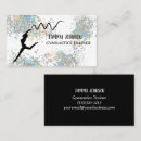 Search for gymnastics business cards Cheerleader