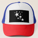 Search for star pattern hats White