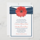 Search for gerbera daisy wedding invitations Blue
