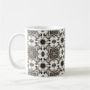 Search for black floral pattern mugs White