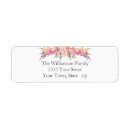 Search for girly floral return address labels Garden
