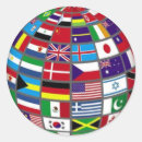 Search for world flags stickers Globe