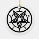 Search for pentagram christmas tree decorations Occult