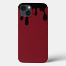 Search for red blood iphone cases Black