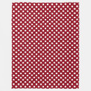 Search for red polka dot blankets White polka dots