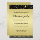 Search for gold black christmas invitations Stars