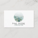 Search for pine tree business cards Minimalist