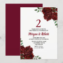 Search for 2nd wedding invitations Red