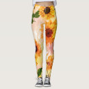 Search for sunflower leggings Watercolor