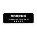 Search for graphic return address labels White