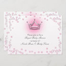 Search for pink silver princess baby shower invitations Girls