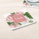 Search for vintage floral coasters Leaves